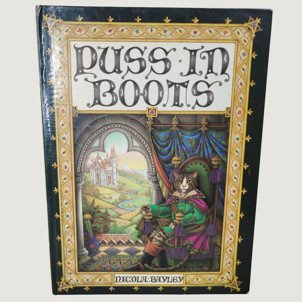 Puss in Boots Pop-Up Book Nicola Bayley Christopher Logue 1976 First Edition